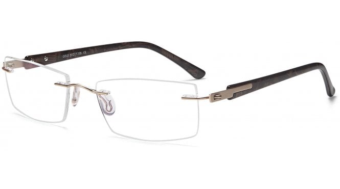 EMP7587 Rimless Glasses